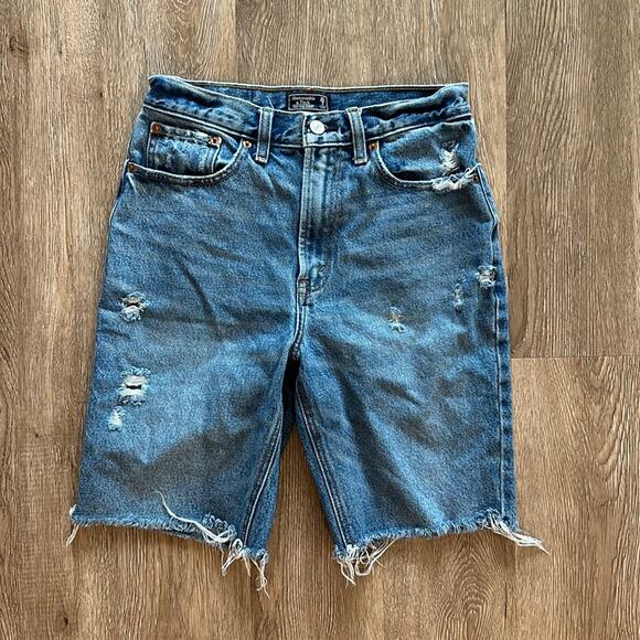 Abercrombie & Fitch High Rise Bermuda Shorts